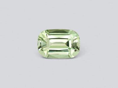 Green tourmaline radiant cut 2.21 carats, Africa ID 12287