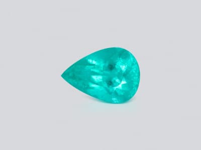 Neon blue tourmaline Paraiba in pear cut 7.14 carats, Mozambique ID 8914
