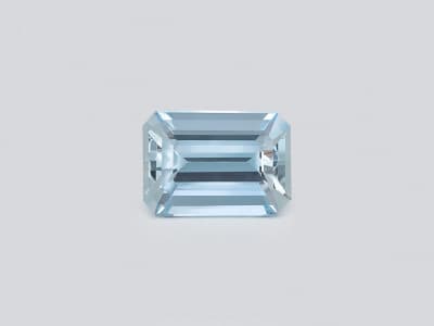 Aquamarine Santa Maria pear cut 3.64 carats, Mozambique ID 10848