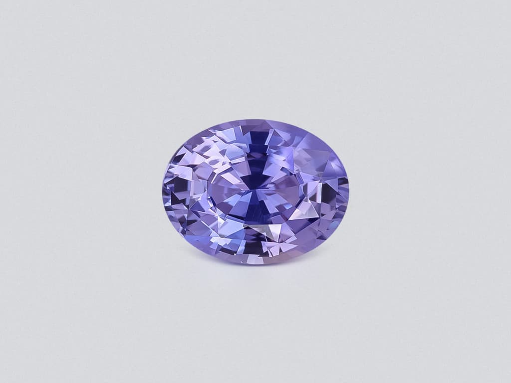 Unheated purple or Lavender sapphire in oval cut 2.96 carats, Sri Lanka ID 10834