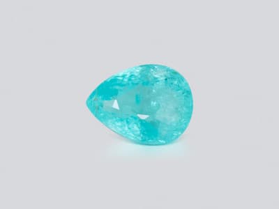Neon blue Paraiba tourmaline in oval cut 4.49 carats, Mozambique ID 10840
