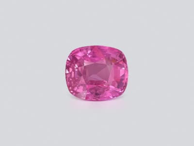 Unheated pink sapphire cushion cut 3.10 carats, Sri Lanka ID 12141