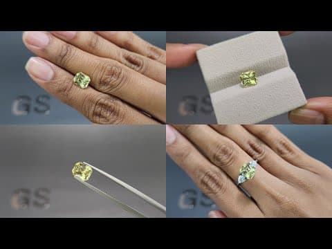 Chrysoberyll radiant cut 2.58 carats, Sri Lanka ID 11857