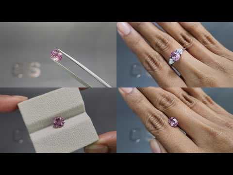 Unheated sapphire Baby Pink oval cut 2.05 carats, Sri Lanka ID 12140