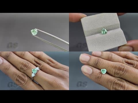 Paraiba tourmaline pear cut 0.84 carats, Mozambique ID 11038