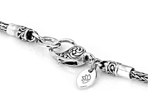Sterling Silver Tulang Naga 20" Chain Necklace 2.5mm