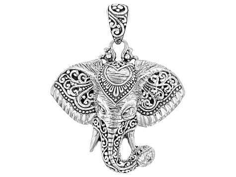 Sterling Silver Elephant Pendant