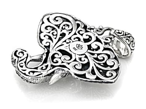 Sterling Silver Elephant Pendant