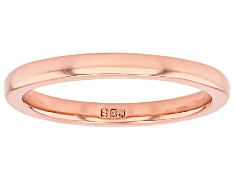 Copper Stackable Ring Set of 3