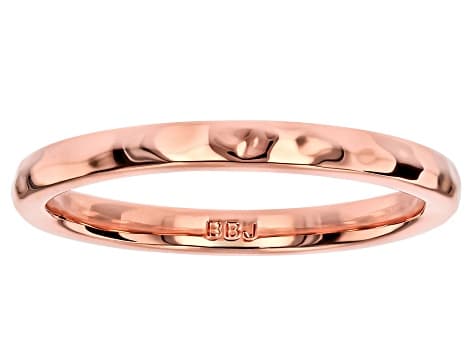 Copper Stackable Ring Set of 3