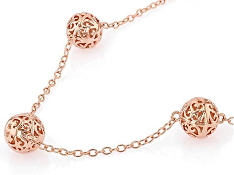 Copper Station Necklace