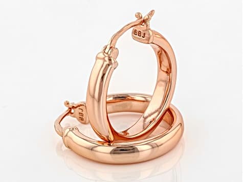 Copper Hoop Earrings