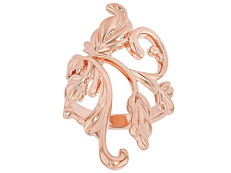 Copper Leaf Ring