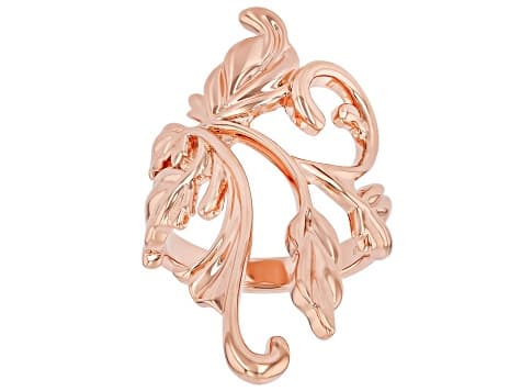 Copper Leaf Ring