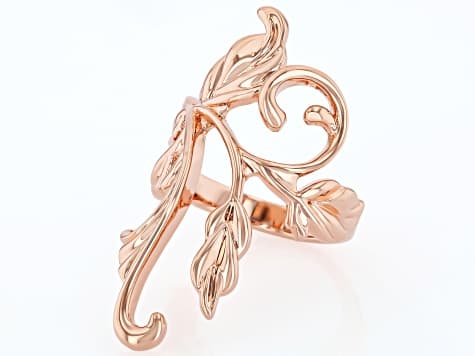 Copper Leaf Ring