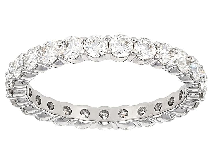 Moissanite Platineve Eternity Band 1.50ctw DEW