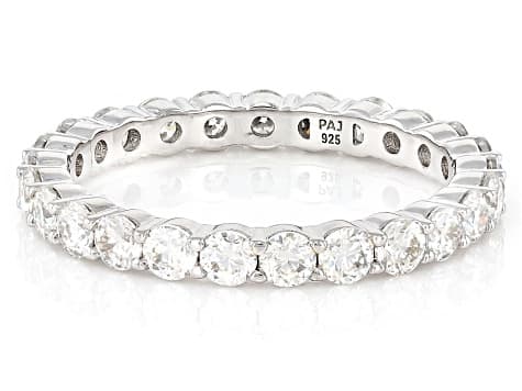 Moissanite Platineve Eternity Band 1.50ctw DEW