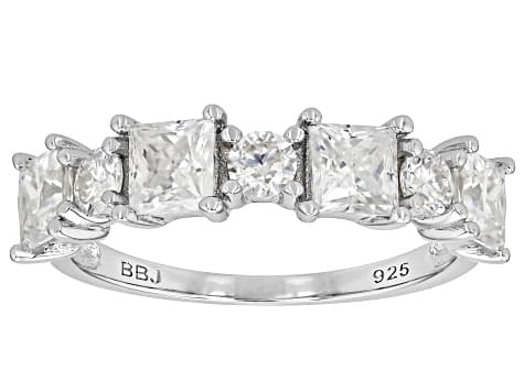 Moissanite Platineve Band Ring 1.78ctw DEW