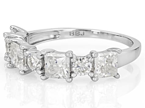 Moissanite Platineve Band Ring 1.78ctw DEW