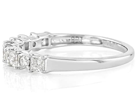 Moissanite Platineve® Band Ring 0.62ctw DEW