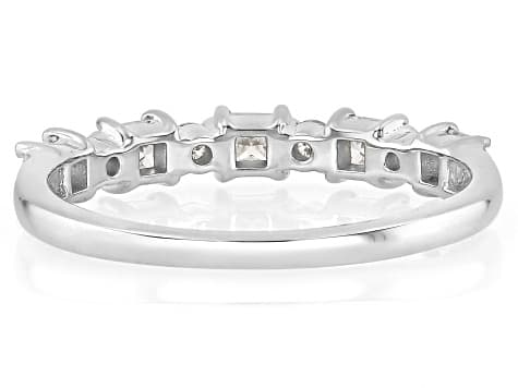 Moissanite Platineve® Band Ring 0.62ctw DEW