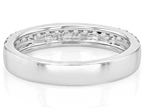 Moissanite Platineve Ring 0.38ctw DEW
