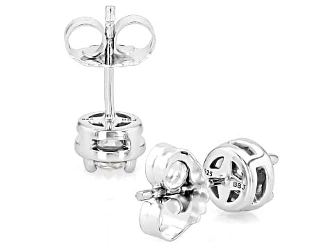 Moissanite Platineve Stud Earrings 1.00ctw