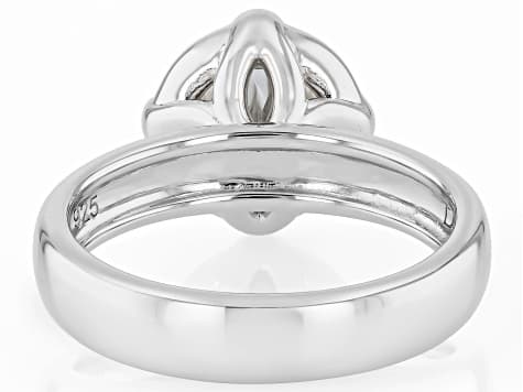 Moissanite Platineve Solitaire Ring 1.90ct DEW.