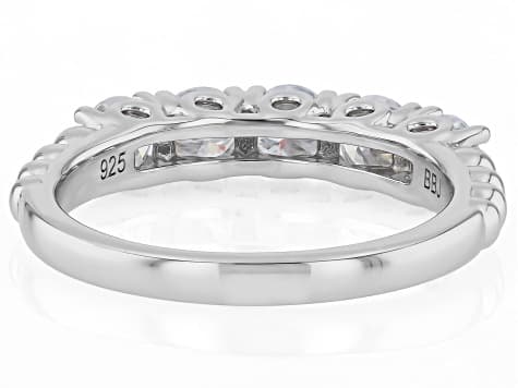 Moissanite Platineve Band Ring 1.15ctw DEW.