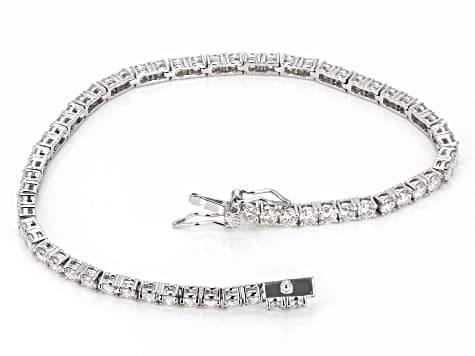 Moissanite Platineve Tennis bracelet 5.50ctw DEW