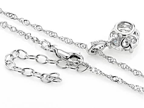 Moissanite Platineve Pendant 2.74ctw DEW
