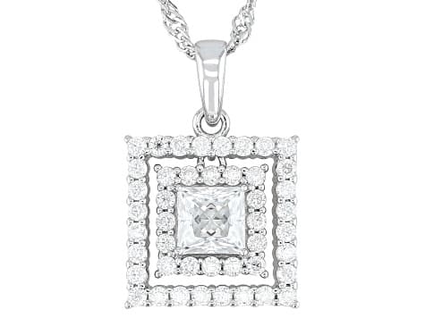 Moissanite Platineve® Band Ring 0.62ctw DEW