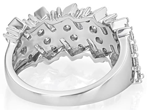 Moissanite Platineve Band Ring 1.72ctw DEW.