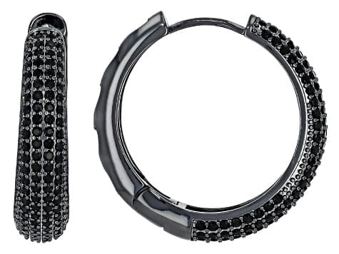 Multi-Color Crystal Tri-Tone Hoop Earring Set of 3