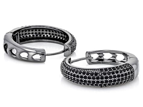 Multi-Color Crystal Tri-Tone Hoop Earring Set of 3