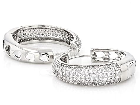 Multi-Color Crystal Tri-Tone Hoop Earring Set of 3