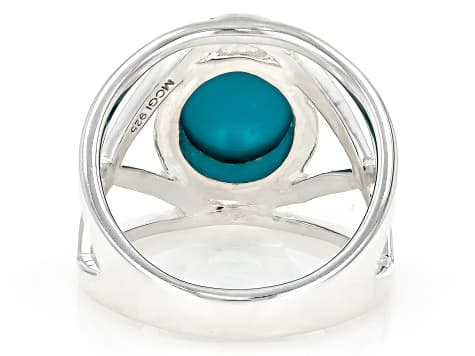 Blue Sleeping Beauty Turquoise Sterling Silver Ring