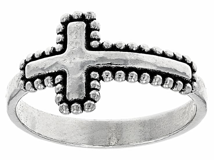 Sterling Silver Cross Ring