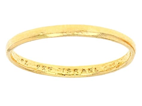 Sterling Silver, 14K Gold Over Silver, Rose Gold Over Silver 8 Piece Stacked Textured Rings