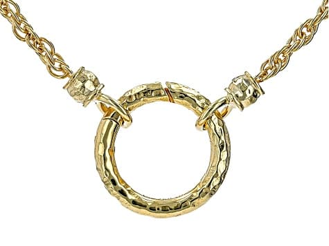 18K Yellow Gold Over Sterling Silver 3mm Rope Chain 22" Necklace