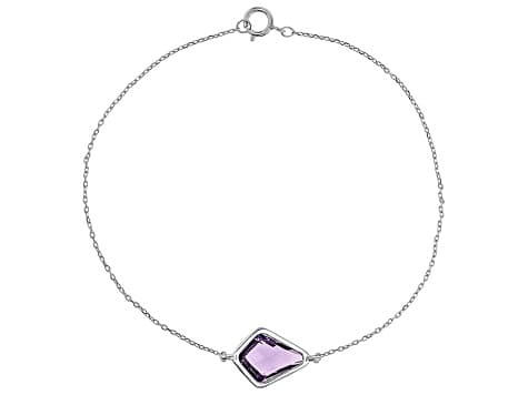 Purple Canela Amethyst 18k Rose Gold Over Silver Ring 3.15ct