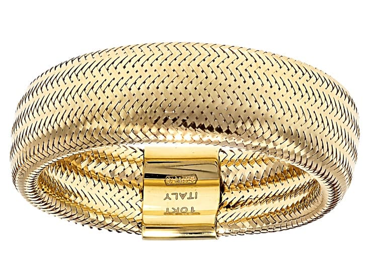 10k Yellow Gold Flex Stretch Ring