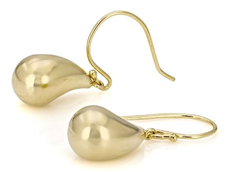 10K Gold Filled Teardrop Dangle Earrings