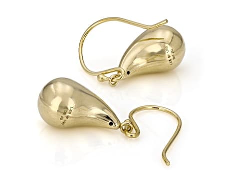 10K Gold Filled Teardrop Dangle Earrings