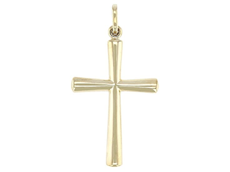 14k Yellow Gold Cross Pendant