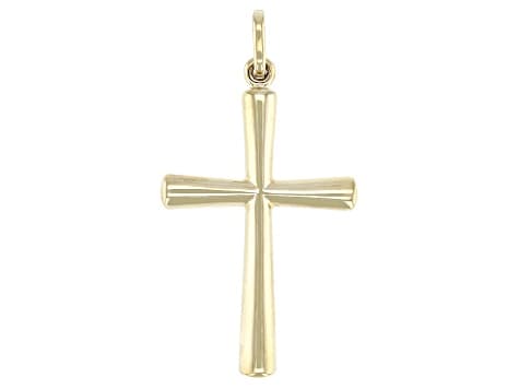 14k Yellow Gold Cross Pendant