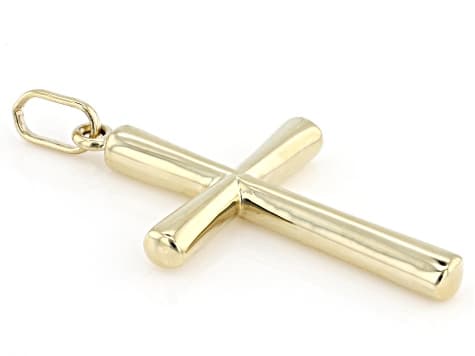 14k Yellow Gold Cross Pendant