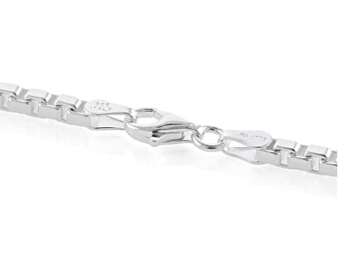 Sterling Silver 2.8mm Box 18" Chain