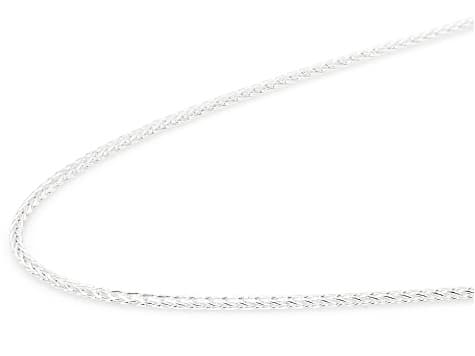 Sterling Silver 1mm Adjustable Wheat 24 Inch Chain Set Of 2