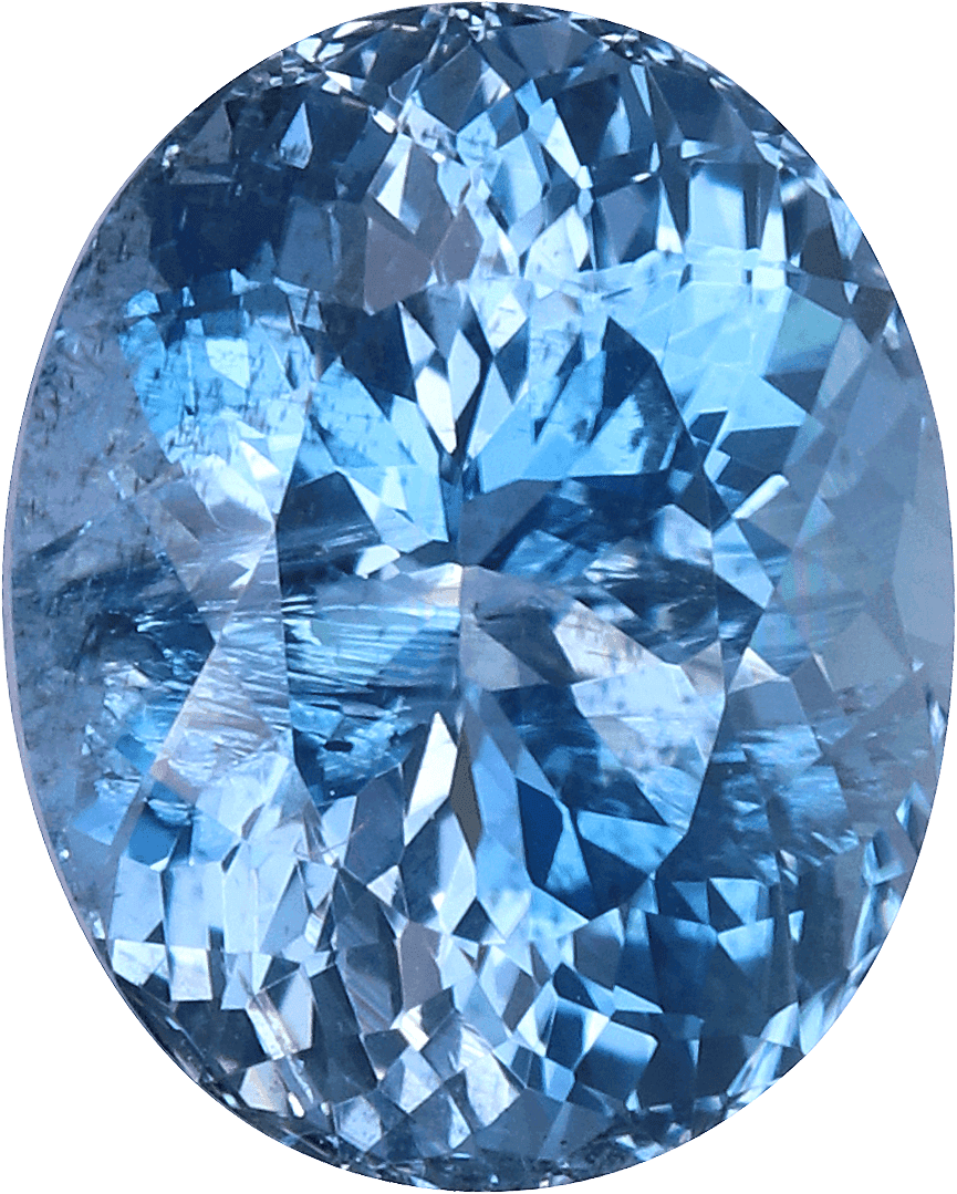 Ice Blue Aquamarine 3.13ct – 10x8mm (AQ4760)